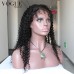 Brazilian Virgin Kinky Curly Wig Glueless Lace Front Human Hair Wig